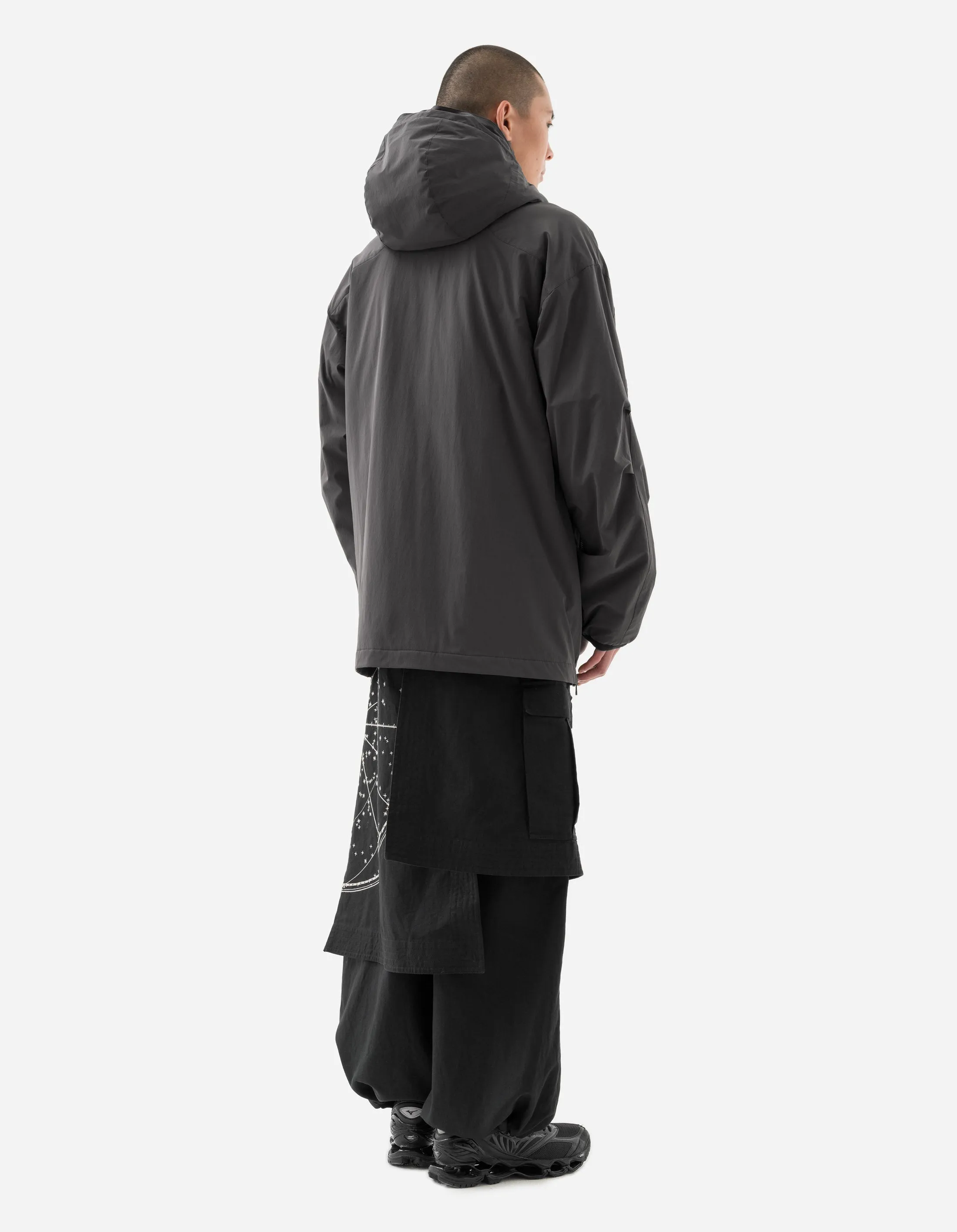 6017 Celeste Asym Cargo Hakama Pants Black