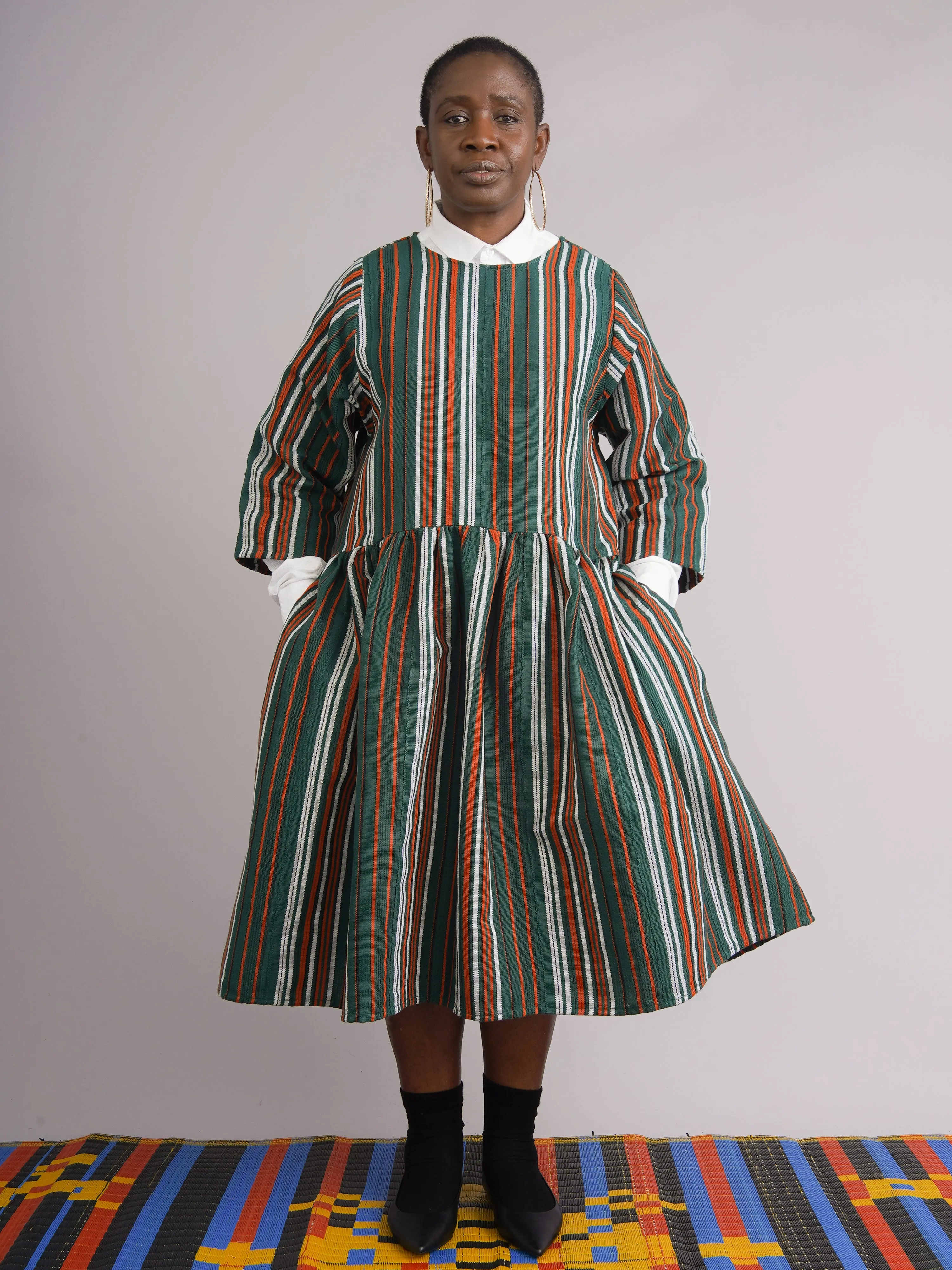 Limited Edition Bisi Aso-Oke Free Dress
